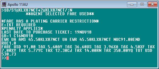 In order to store the non-basic price, the user needs to price the non-basic fare, then force (FIC) the fare in their T:$B entry.