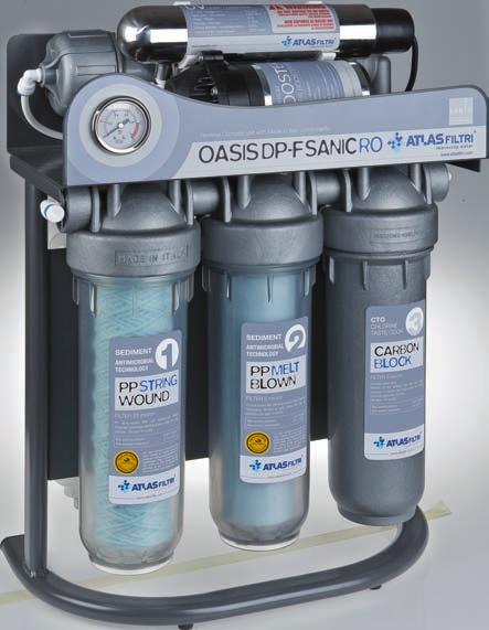 OASIS DP-F SANIC OASIS DP-F SANIC WORKING CONDITIONS Max inlet pressure 3 bar (45.5 psi) Min inlet pressure 0.5 bar (7.2 psi) Max working temperature 45 C (113 F) Min working temperature 4 C (39.