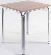 CODE =DIMETER N6T 600 Finish: eech only Nice Stacking Round Table Height: 750mm Square