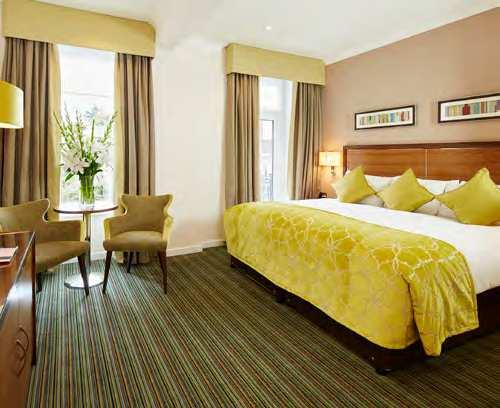 All rooms feature complimentary WiFi, flat screen TVs with UK and international channels, a comfortable work