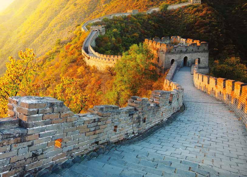 Walk atop the Great Wall and gaze out across the mountain crests it spans Ancient Gate of Xian s impressive City Wall and stroll along its ramparts.