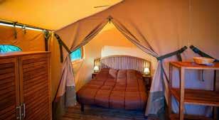 COMFORT range Lodge tent on stilts WALIBOU 2 Rooms 5 30 m 2 k Age of the MH :