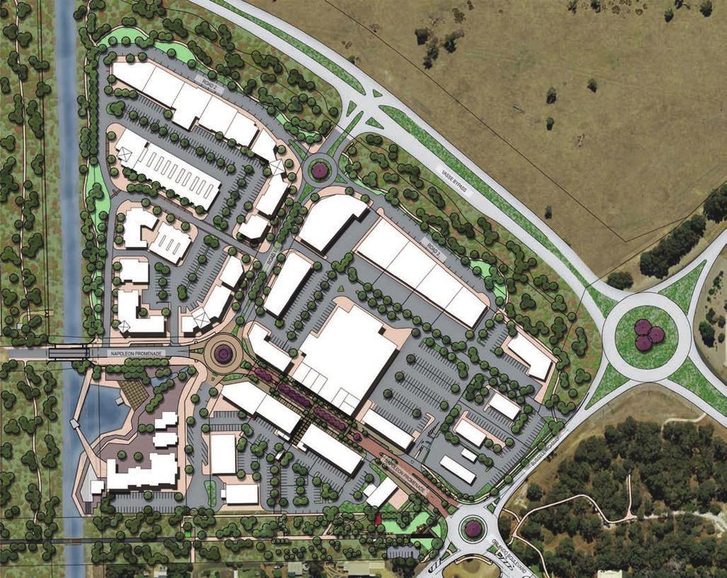 Future Vasse Bypass TOWN CENTRE Vasse Village Centre will be developed as an iconic South West tourism destination and will provide five hectares of retail & commercial space and showrooms upon