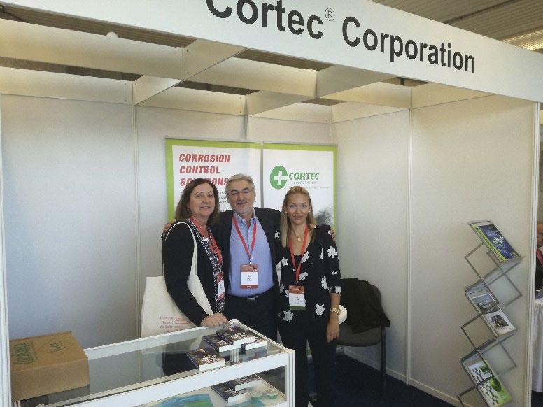 It s goal is to continuously educate technical community on Cortec s patented technology. CorteCros was present at the annual conference of the European Federation of Corrosion, EUROCORR.