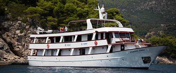 Board M/S Aloha our private chartered vessel for a 7 night Croatian adventure.