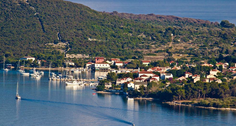 ILOVIK Ilovik is a small, very quiet island south of Losinj, where the chirping of the cicadas and the