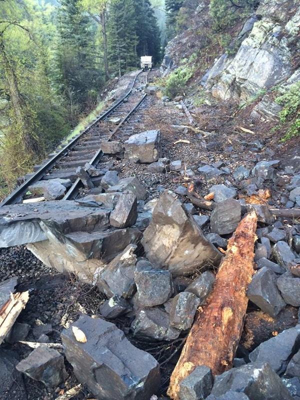 Colorado mountain railroading has always had to contend with similar incidents often when least expected.