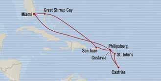 CARIBBEAN, CUBA, PANAMA CANAL & MEXICO SUNNY CHARMS MIAMI to MIAMI 10 days Dec 9, 2018, Ja 2, Feb 24 & Mar 16, 2019 RIVIERA FREE - 6 Shore Excursios FREE - $600 Shipboard Credit Ameities are per