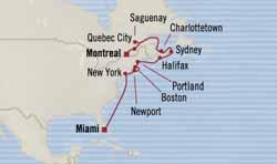 4,489 3,289 Scenic Seaboard Montreal to Miami 16 days 30 Oct 2019 RIVIERA Overnight - Quebec City, Boston &