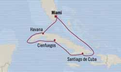 Overnight - Havana Penthouse 4,079 3,179 Veranda 3,299 2,399 Inside 2,179 1,279 Cuba ports of call pending
