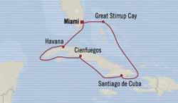 Cuba Serenade Miami to Miami 10 days 18 Jul & 30 Oct 2019 INSIGNIA Overnight - Havana, Cienfuegos &