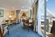 A1 A2 A3 CONCIERGE LEVEL VERANDA STATEROOM These tasteful 20-square-metre staterooms feature rich decor and the added luxury of exclusive Concierge Level