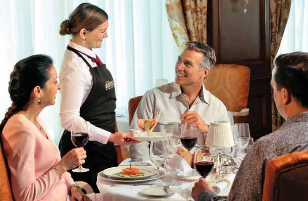 Service Our ships boast an impressive staff-to-guest ratio, but it s more than sheer numbers that elevates our personalised service into the sublime.