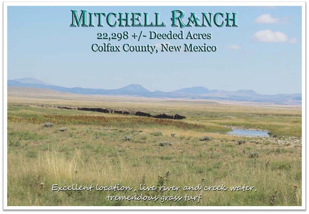 We are proud to offer an exclusive listing on a ranch in a very highly desired part of Northeast New Mexico.