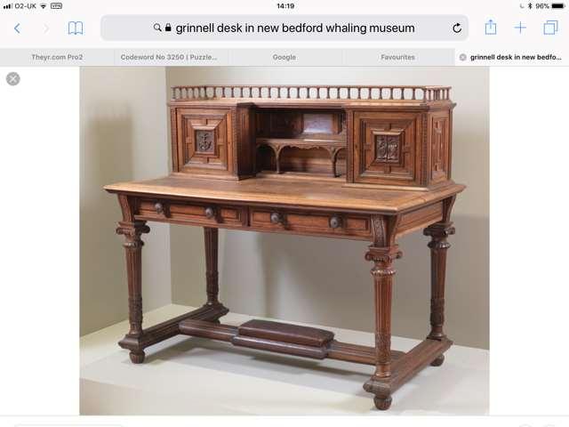 The Grinnell desk in the