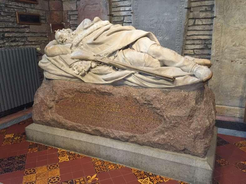 Photo John Welburn Effigy in St Magnus Cathedral By John
