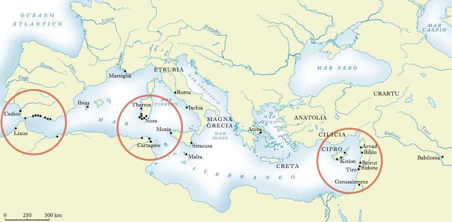 Phoenicians Route in the Mediterranean: tourism strategies Cultural and tourism focus