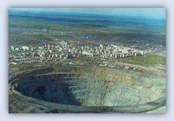 Russia The deepest hole ever drilled by man is the Kola Superdeep Borehole, in Russia. It reached a depth of 12,261 meters (about 40,226 feet or 7.62 miles.