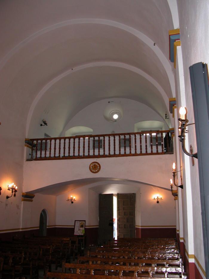 Interior of church at Mission