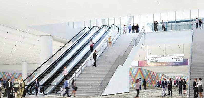 EXHIBITION LEVEL 504,000+ square feet (Halls A-F) The expansion links two of Moscone s largest exhibition spaces to create 504,000+ square feet of contiguous space which can accommodate more than