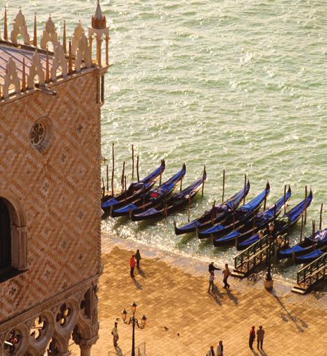 Doge s Palace and gondolas, Venice. OPTIONAL VENICE PRELUDE October 5 to 9, 2014 Spend three nights in La Serenissima before boarding Sea Cloud.