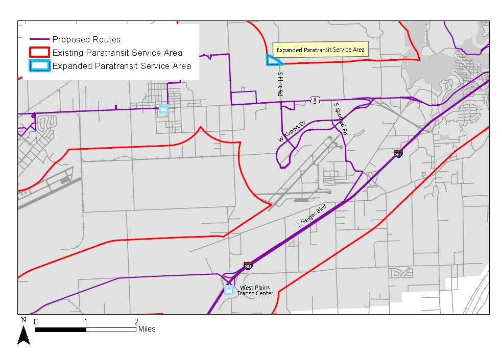 New Route 63 Paratransit Impacts The new Route 63 would expand the paratransit boundary near