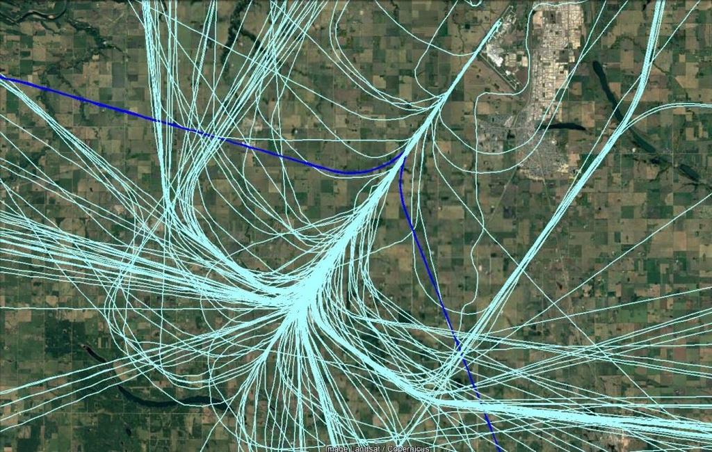 a day where each respective runway received an above average proportion of arrivals. For an overview of all flight paths view the Public Engagement Report. 3.