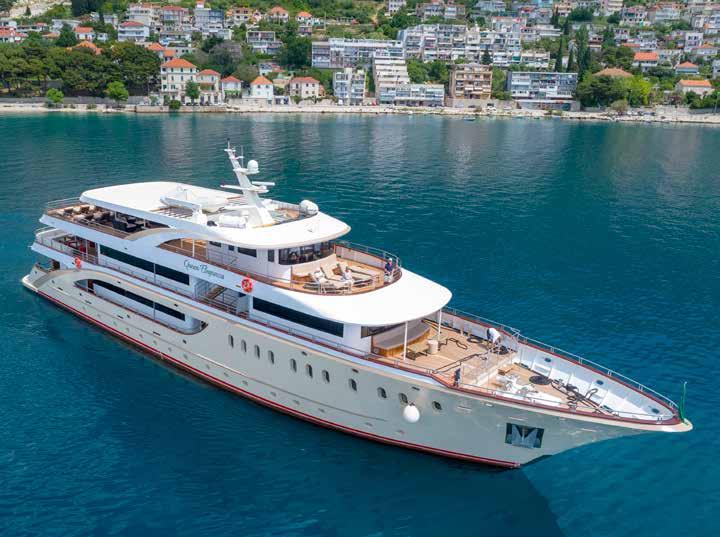 Queen Eleganza For our cruises along the Adriatic coast, we are delighted to have chartered the newly built, beautifully crafted Queen Eleganza which was launched in April 2018.