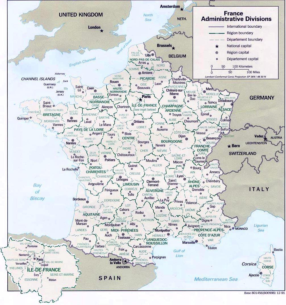 Above you can find the map of France departments.