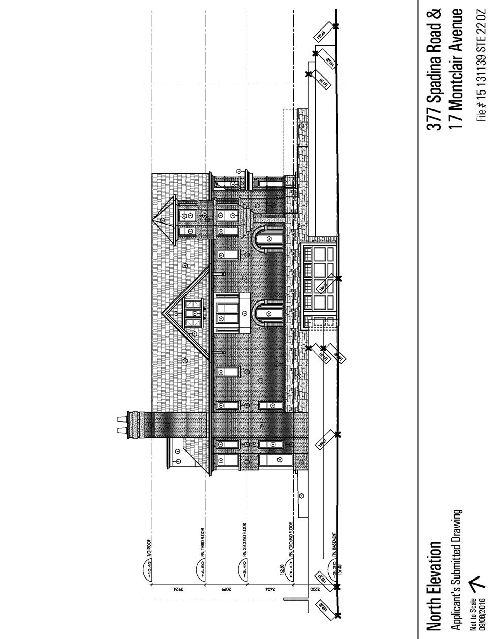 Attachment 5: North Elevation (Townhouses) Staff