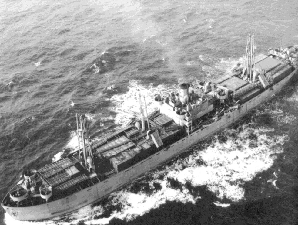 The sea was dotted with lights: Convoy ONS 154, December 1942 On 19 December 1942, Escort Group C-1 sailed from Londonderry to pick up ONS 154 coming out of Britain with 45 merchantmen.