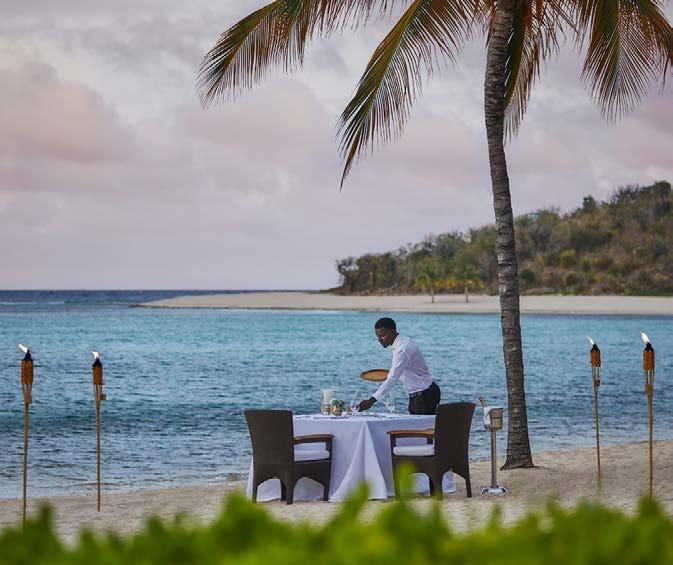 Amenities & Services SPA & WELLNESS The Spa at Oil Nut Bay including two treatment rooms plus manicure/pedicure and beauty area A full range of luxurious message therapies and island-inspired