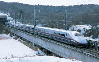 The fastest train on this line covers the distance in 2 hours and 21 minutes. The 303.6-kilometer Joetsu Shinkansen links Omiya and Niigata. Minimum time between Tokyo and Niigata (333.