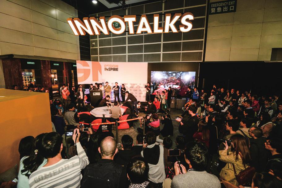 Interactive Experience and Events INTERACTIVE EXPERIENCE AND EVENTS 18 InnoTalks featuring 60+ designers/brands were organised, providing insights on the global design trends, AI application in