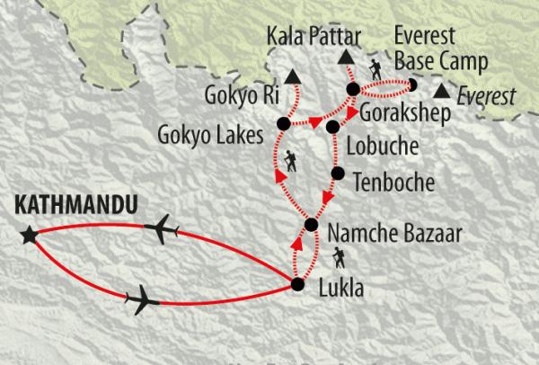 Trek to Everest Base (4930m) camp DAY 10- Trek from Lobuje to Thyangboche (3867m) DAY 11- Trek from Thyanboche to
