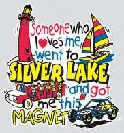 Magnet Acrylic Silver Lake Sand