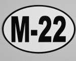 Sticker M-22 Black 1.