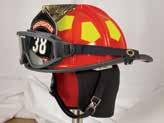 95 FIREDOME HELMETS u Fiberglass or Thermoplastic outer shell u Urethane foam impact liner provides insulation from heat, impact and penetration u Chin strap with combination adjustment u Sure-Lock
