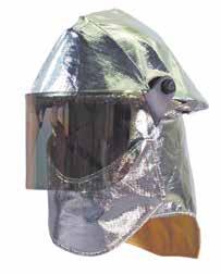 Gore moisture barrier and are lined with a Protective Comfort quilted FR cotton facecloth thermal liner INCLUDES: u Gold-coated, 6" faceshield u Helmet cover AS306 Aluminized Cover Helmet $485.