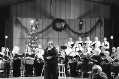 The Adult Chorus performace will ope with the joyous Let All Creatio Celebrate, featurig the Hallelujah Hadbell Choir.
