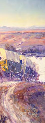 While artists of Russell s era like Thomas Moran and Frederic Remington traveled to the West periodically, Russell stayed, carving out a rich life in a corner of the West where the Great Plains roll