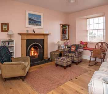 Description Ballabeg is a beautifully presented period farmhouse set in an enviable elevated setting with magnificent views to Ben Lomond and the Campsie Fells.