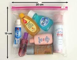 SPECIAL MEDICAL NEEDS: To ensure the health and welfare of certain air travelers there are no limits on the amounts of the following liquids, gels and aerosols you may carry through a security