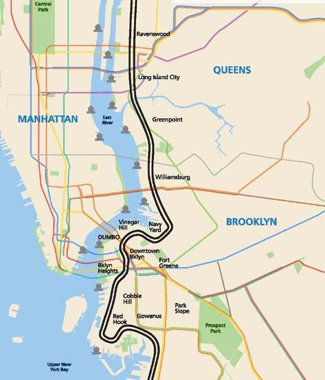 NEIGHBORHOOD INFO Brooklyn-Queens Connector (BQX) Proposed waterfront streetcar connecting
