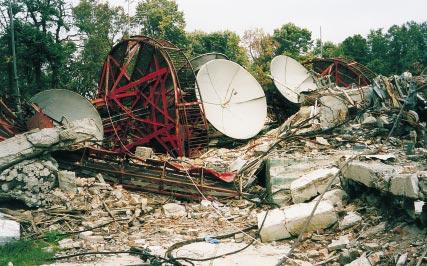 4State of the Environment & Human Settlements in the FRY prior to the Kosovo Conflict Telecommunications facilities located in Frus ka Gora National Park were destroyed during the air strikes Photo: