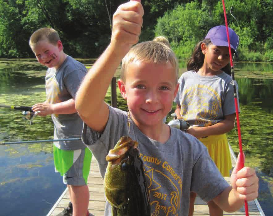 will receive a camp T-shirt Explore Outdoors with Us! Registration -- We will begin accepting registrations: Wednesday, April 4, 2018 at 9:00 a.m. for Woodbury County Conservation Foundation (WCCF) Members* Wednesday, April 11, 2018 at 9:00 a.