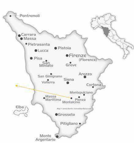 WHERE WE ARE Abbazia di Sant Antimo 4 km /5' Montalcino 9 km - 10' Bagno Vignoni 16 km - 18' Pienza 26 km - 30' Montepulciano 45 km - 50' Siena 55 km - 60'