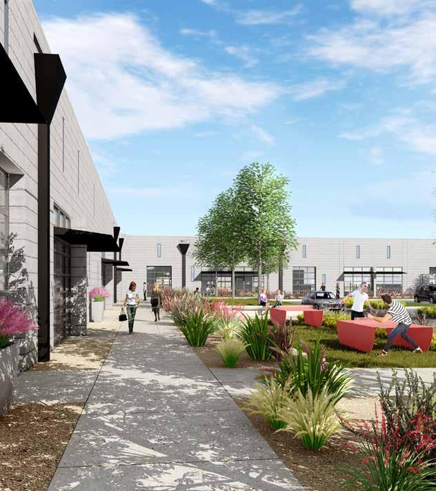 CREATIVE OFFICE A 71,225 SF 67,625 SF B C 2-Story 135,250 SF D 2-Story 135,250 SF Breaking ground in 2017, these buildings are designed with tech, creative office, and lab users