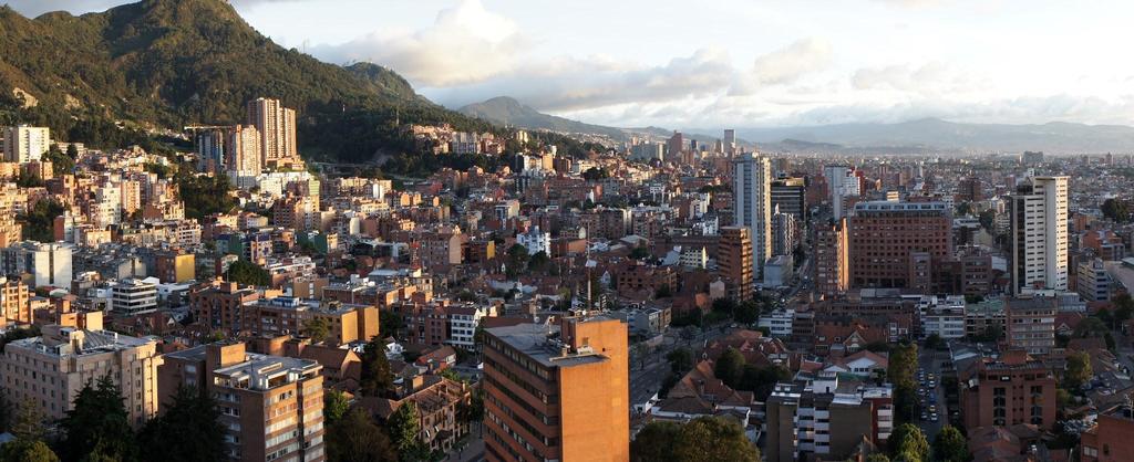 Cities, population & language The capital city of Colombia is Bogota, which is located