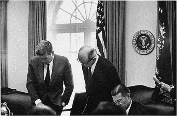 Cuban Missile Crisis (October of 1962) Military advisors urged air strikes against the missile sites, but Kennedy worried that the strikes might trigger nuclear war.